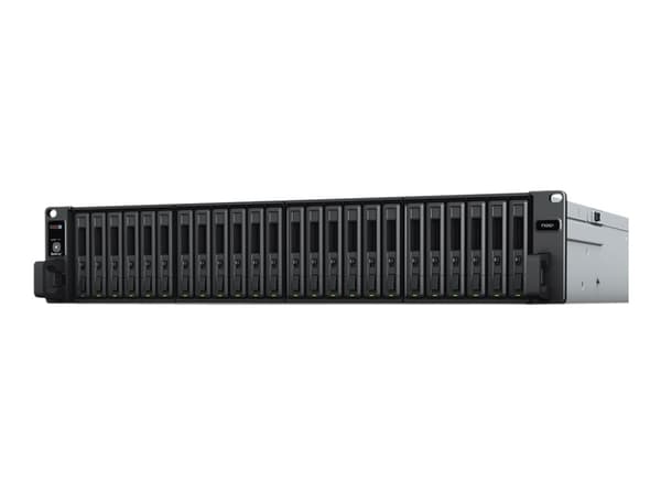 Synology FlashStation FX2421 Expansion Unit - Kabinett för lagringsenheter - 24 fack (SATA-600 / SAS) - kan monteras i rack Svart