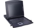 Miniatyrbild 4 av 4: 19" LCD KVM-konsol, 43 cm (17") TFT, VGA, USB+ PS/2, CH
