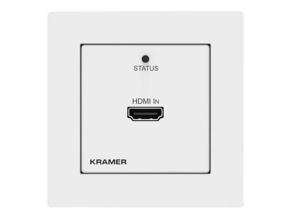 Kramer WP-789T/EU-80/86(W) - Video/ljud/infraröd/seriell förlängare - sändare - HDBaseT - upp till 70 m Vit