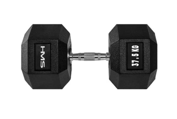 HMS käsipaino Hex Pro kumitettu 1 x 37,5 kg HMS käsipaino Hex Pro kumitettu 1 x 37,5 kg