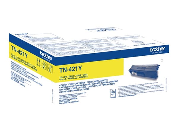 Brother TN421Y - Gul - original - tonerkassett - för Brother DCP-L8410, HL-L8260, HL-L8360, MFC-L8690, MFC-L8900