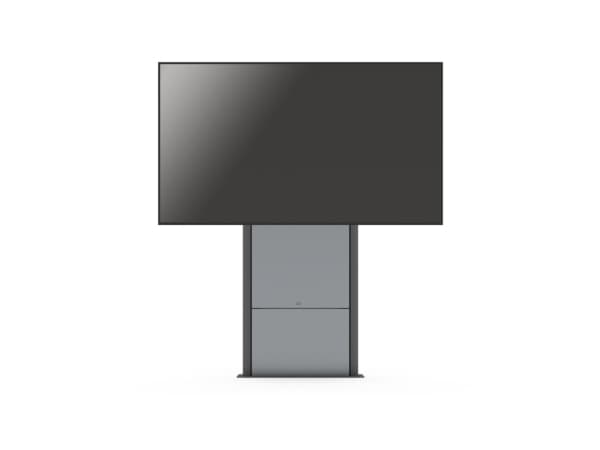 SMS Presence - Ställ - för LCD-display - låsbar - aluminium, antracitgrå - skärmstorlek: från 46 tum - väggmonterbar, golvstående