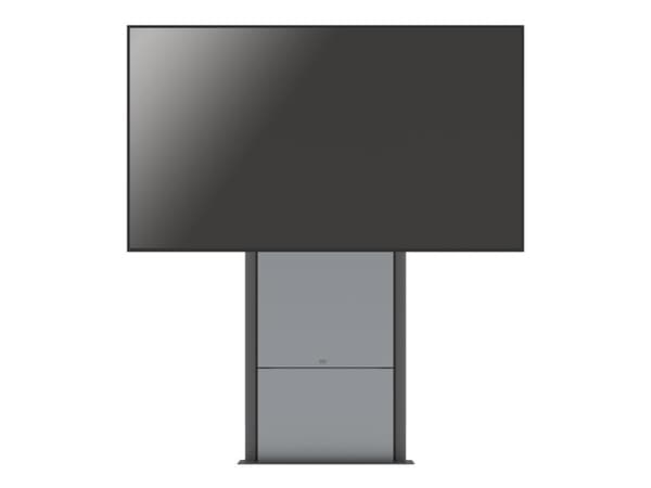 SMS Presence - Stativ - for LCD-skjerm - låsbar - aluminium, antrasittgrå - skjermstørrelse: fra 46" - veggmonterbar, plassering på gulv Sort