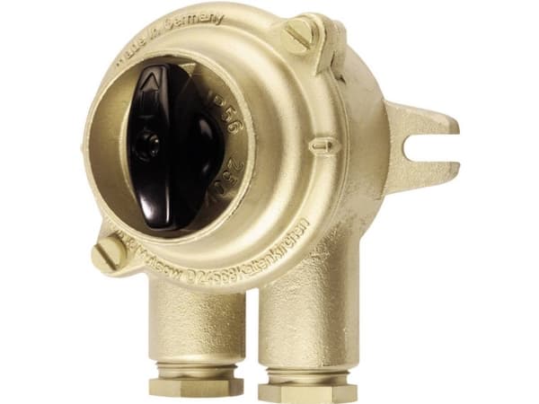 Wiska 1133/D/WE/10A-2xZ14 HNA kontakt, vridkontakt Maritime 10 A 250 V/AC Mässing 1 st