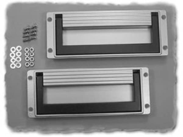 Hammond Electronics M3255-2001 Kabinetgreb Sort (L x B x H) 193 x 20.5 x 75.5 mm 1 stk
