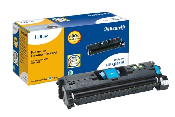 Pelikan 1118 - Cyan - yhteensopiva - väriainepatruuna (vaihtoehtoisesti: HP Q3961A) - Canon Laser Shot LBP-5200; LaserBase MF8180; LBP-5200; HP Color