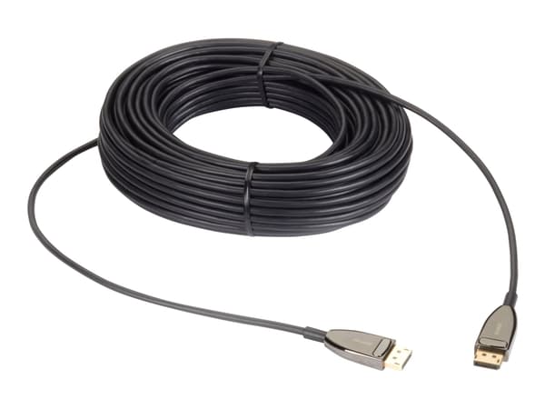 Black Box Active Optical Cable - DisplayPort-kabel - DisplayPort (hann) til DisplayPort (hann) - DisplayPort 1.4 - 100 m - Active Optical Cable (AOC)