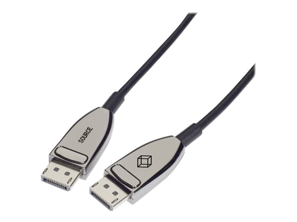 Black Box Active Optical Cable - DisplayPort-kabel - DisplayPort (hann) til DisplayPort (hann) - DisplayPort 1.4 - 100 m - Active Optical Cable (AOC)