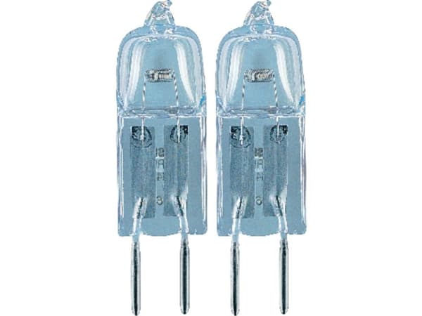 OSRAM HALOSTAR STAR - Halogenglödlampa - form: T10 - G4 - 5 W - klass G - varmt vitt ljus - 2700 K (paket om 2)