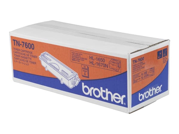 Brother TN7600 - Svart - original - tonerpatron - for Brother DCP-8020, 8025, HL-1650, 1670, 1850, 1870, 5030, 5040, 5050, 5070, MFC-8420, 8820