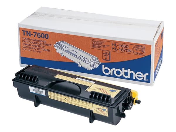 Brother TN7600 - Svart - original - tonerpatron - for Brother DCP-8020, 8025, HL-1650, 1670, 1850, 1870, 5030, 5040, 5050, 5070, MFC-8420, 8820