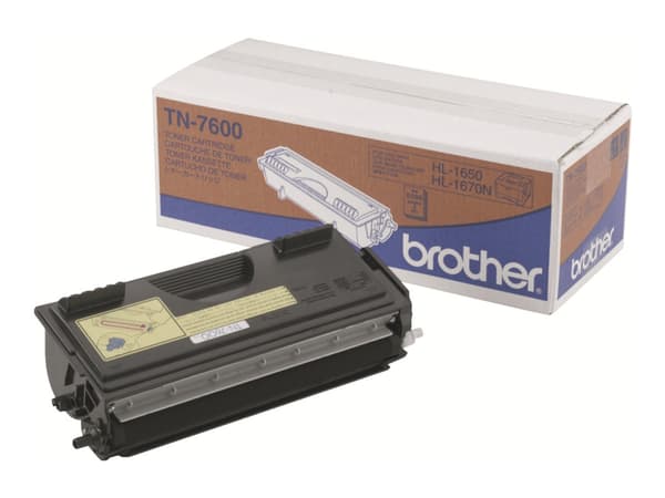 Brother TN7600 - Svart - original - tonerpatron - for Brother DCP-8020, 8025, HL-1650, 1670, 1850, 1870, 5030, 5040, 5050, 5070, MFC-8420, 8820
