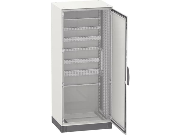 SCHNEIDER ELEKTRISK GULVSKAP 1600X600X300 MED MONTERINGSPLATE