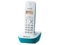 Miniatyrbilde 3 av 4: Panasonic KX-TG1611FXC - Trådløs telefon med anrops-ID - DECT - hvit, blå