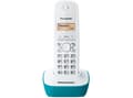 Miniatyrbilde 4 av 4: Panasonic KX-TG1611FXC - Trådløs telefon med anrops-ID - DECT - hvit, blå