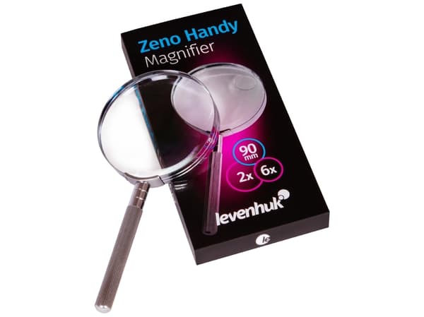 Levenhuk Zeno Handy ZH25, 100 mm, 205 mm, 15 mm, 120 g, Blåsa, Handhållet förstoringsglas