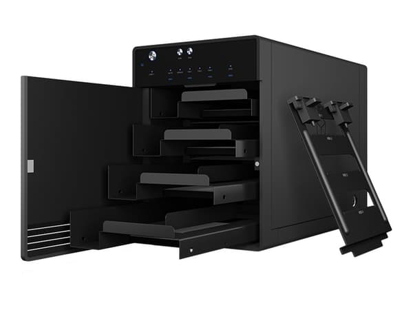 ICY BOX IB-3740-C31 - Hårddiskarray - 4 fack (SATA-600) - USB 3.1 Gen 2 (extern)