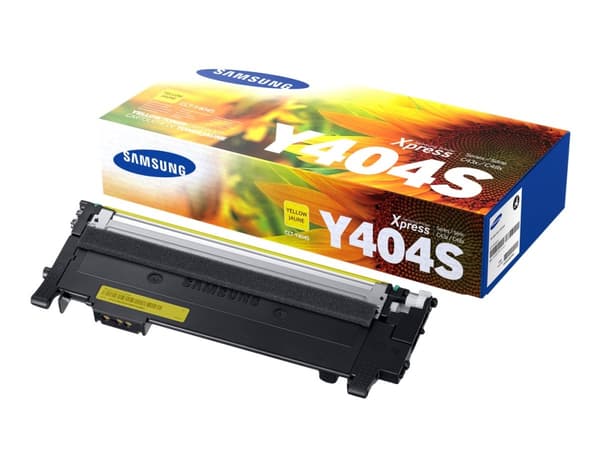 Samsung CLT-Y404S - Gul - original - tonerpatron - for Xpress C430W, C480, C480FN, C480FW, C480W, C483W