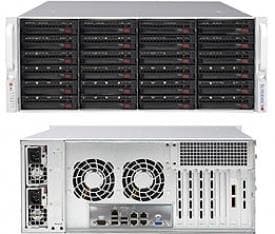 Supermicro SuperChassis 846BE1C-R1K23B, Teline, Palvelin, Musta, ATX, EATX, 4U, Tuulettimen vika, HDD, Lämmitys, LAN, Teho