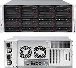 Supermicro SuperChassis 846BE1C-R1K23B, Teline, Palvelin, Musta, ATX, EATX, 4U, Tuulettimen vika, HDD, Lämmitys, LAN, Teho