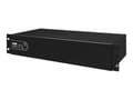 Miniatyrbilde 1 av 5: EVER ECO Pro 700 AVR CDS - UPS (kan monteres i rack) - AC 230 V - 420 watt - 700 VA - enkeltfase - 7 Ah - USB - utgangskontakter: 5 - 2U - 19"