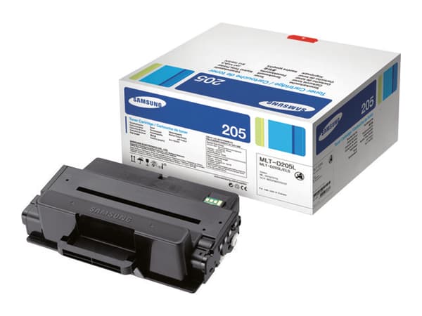 Samsung MLT-D205L - Høykapasitets - svart - original - tonerpatron - for ML-3310, 3312, 3710, 3712; SCX-4833, 4835, 5637, 5639, 5737, 5739