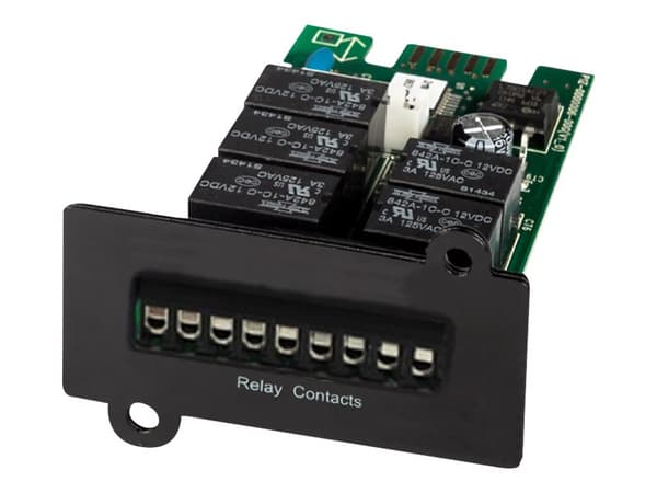 Powerwalker AS/400 Card 6 Terminal - UPS-valvontamoduuli - PowerWalker VI 1000 R1U:lle, VI 1200:lle, VI 1500 R1U:lle, VI 2200:lle, VI 3000:lle, VI 50