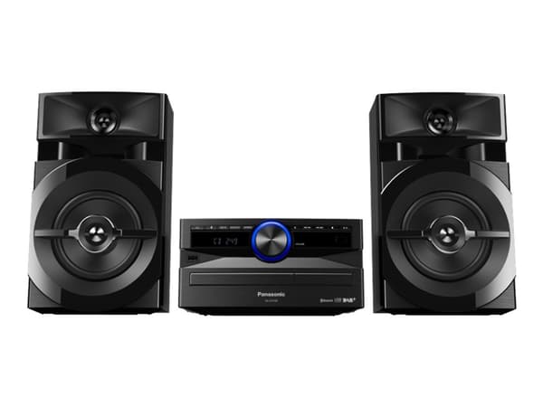 Panasonic SC-UX104EG, Kodin miniaudiojärjestelmä, Musta, 1 levyt, 300 W, 2-suuntainen, 13 cm