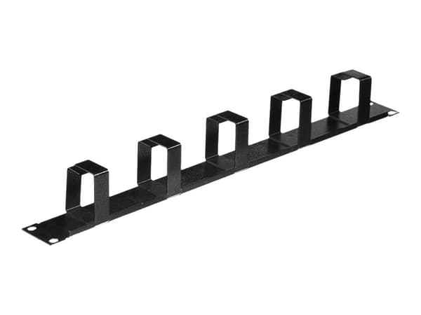 Netrack - Rackkabelorganisator - svart - 1U - 10"/19"