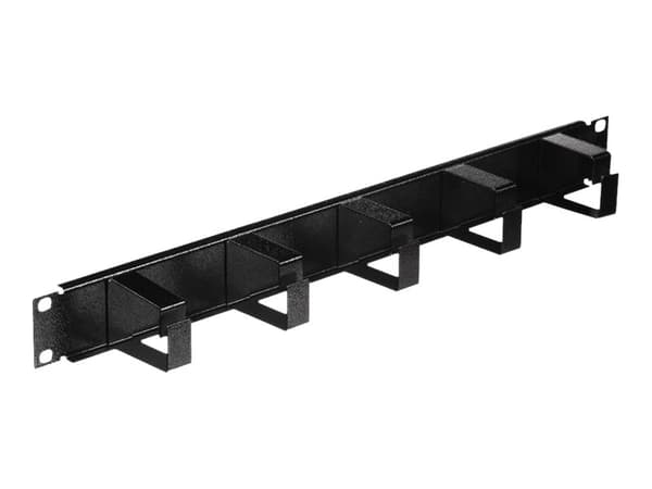 Netrack - Rackkabelorganisator - svart - 1U - 10"/19"