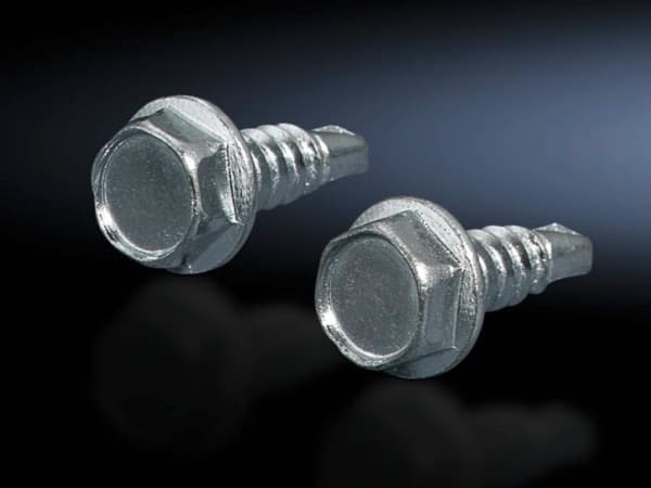 Rittal SZ 2487.000, Skruv, Metallplåt, Rostfritt stål, 9,5 mm, 300 styck