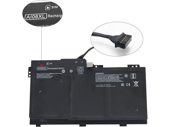 HP AI06096XL-PR - Batteri til bærbar PC - litiumion - 6-cellers - 4.21 Ah - 96 Wh - for ZBook 17 G3 Mobile Workstation