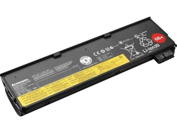 Lenovo ThinkPad Battery 68+ - Batteri til bærbar PC - litiumion - 6-cellers - 6600 mAh - FRU - for ThinkPad L450; L460; L470; P50s; T440; T440s; T450