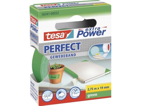 TESA Extra Power 19mmx2.75m, 2,75 m, Grønn, 19 mm, 1 stykker