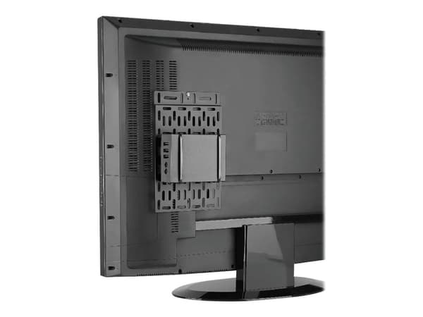 Neomounts NS-MPM100 - Monteringssats - för mediaspelare / mini-PC - svart - väggmonterbar, på tv:n, VESA-fästmontering