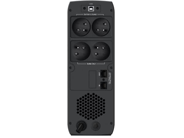 PowerWalker VI 800 CSW FR - UPS - AC 170 - 280 V - 480 Watt - 800 VA - 9 At - USB - utgangskontakter: 4