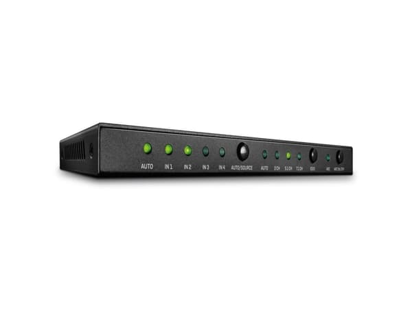 Lindy 38249, HDMI, Metall, Sort, 18 Gbit/s, 3840 x 2160 piksler, 5.1 kanaler