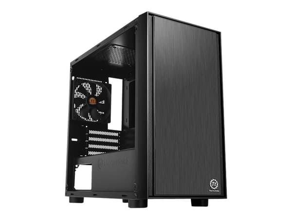 Thermaltake Versa H17 - Tower - micro ATX - ingen strømforsyning (PS/2) - svart - USB/lyd Sort