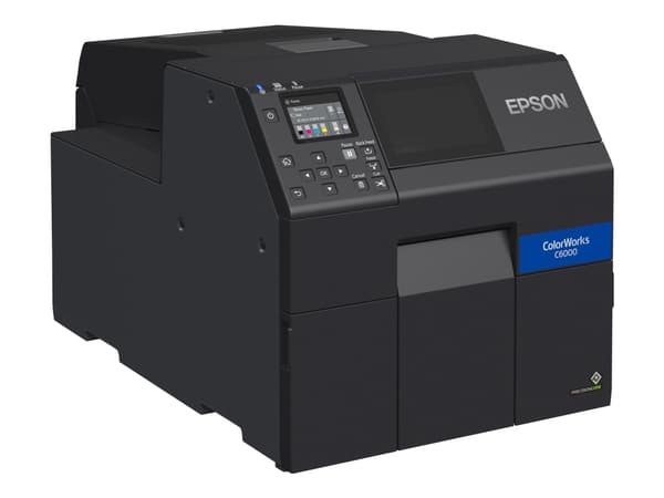 Epson ColorWorks CW-C6000Ae - Etiketprinter - farve - blækprinter - Rulle (11,2 cm) - 1200 x 1200 dpi - op til 119 mm/sek. (mono) / op til 119 mm/sek