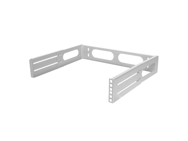 LogiLink W02B40G, Monteringsbrakett, Grå, 12 kg, 2U, 48,3 cm (19"), 494 mm