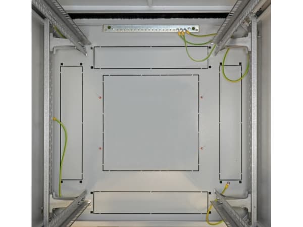 EFB Elektronik PRO-1888GR.G1SV, Frittstående hylle, 18U, 1000 kg, Grå