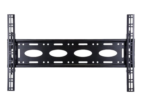 B-TECH BT8442 - Monteringssett (veggplate, 2 x grensesnittsarmer) - lav profil - for LCD-skjerm - svart - skjermstørrelse: inntil 80"