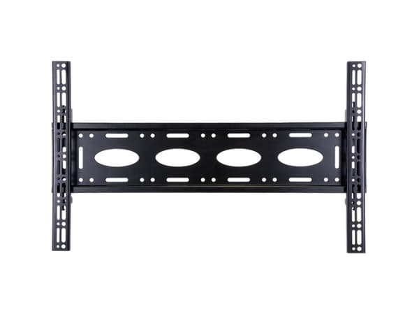 B-TECH BT8442 - Monteringssett (veggplate, 2 x grensesnittsarmer) - lav profil - for LCD-skjerm - svart - skjermstørrelse: inntil 80"