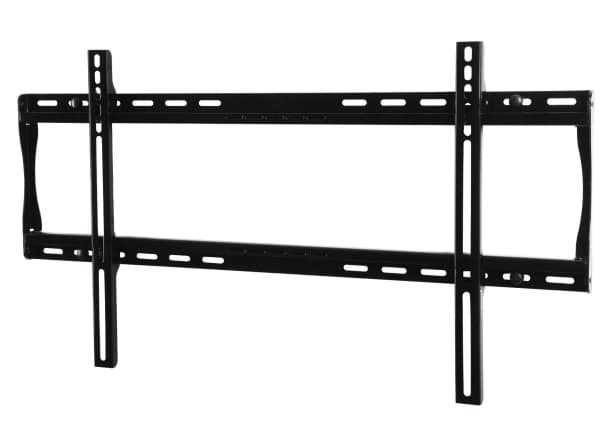 Peerless PARAMOUNT Universal Flat Wall Mount PF650 - Monteringssett (veggplate, brakettadapter) - for flatpanel - kaldvalset stål - glanssvart - skje