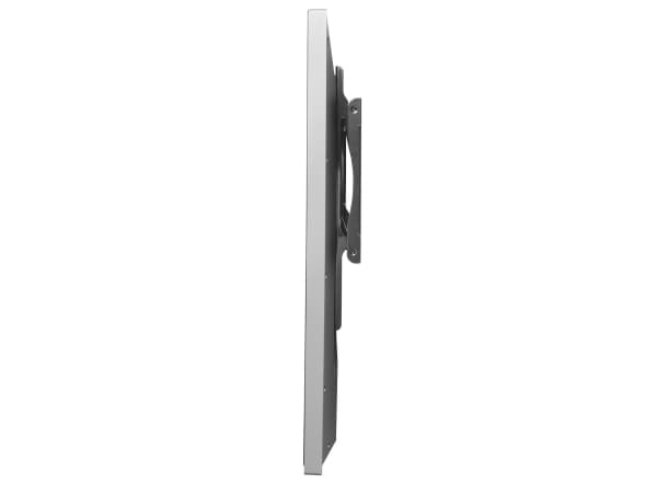 Peerless PARAMOUNT Universal Flat Wall Mount PF650 - Monteringssett (veggplate, brakettadapter) - for flatpanel - kaldvalset stål - glanssvart - skje