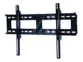 Miniatyrbilde 2 av 5: Peerless PARAMOUNT Universal Flat Wall Mount PF650 - Monteringssett (veggplate, brakettadapter) - for flatpanel - kaldvalset stål - glanssvart - skje