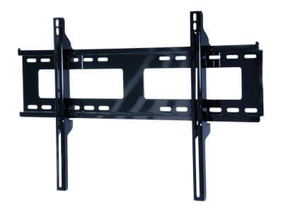 Peerless PARAMOUNT Universal Flat Wall Mount PF650 - Monteringssett (veggplate, brakettadapter) - for flatpanel - kaldvalset stål - glanssvart - skje