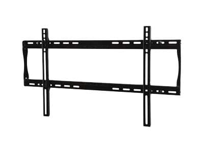 Peerless PARAMOUNT Universal Flat Wall Mount PF650 - Monteringssats (väggplatta, fästadapter) - för platt panel - kallvalsat stål - blanksvart - skär Svart