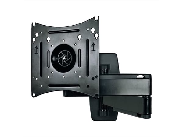 ROLINE 17.03.0009, 101,6 cm (40"), 75 x 75 mm, 200 x 200 mm, -10 - 10°, Metall, Svart