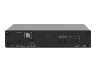 Kramer VM-1H4C 1:4 HDMI Twisted Pair Transmitter & Distribution Amplifier - Video/lyd-forlenger - sender - HDMI - 4 porter - opp til 100 m - 1U